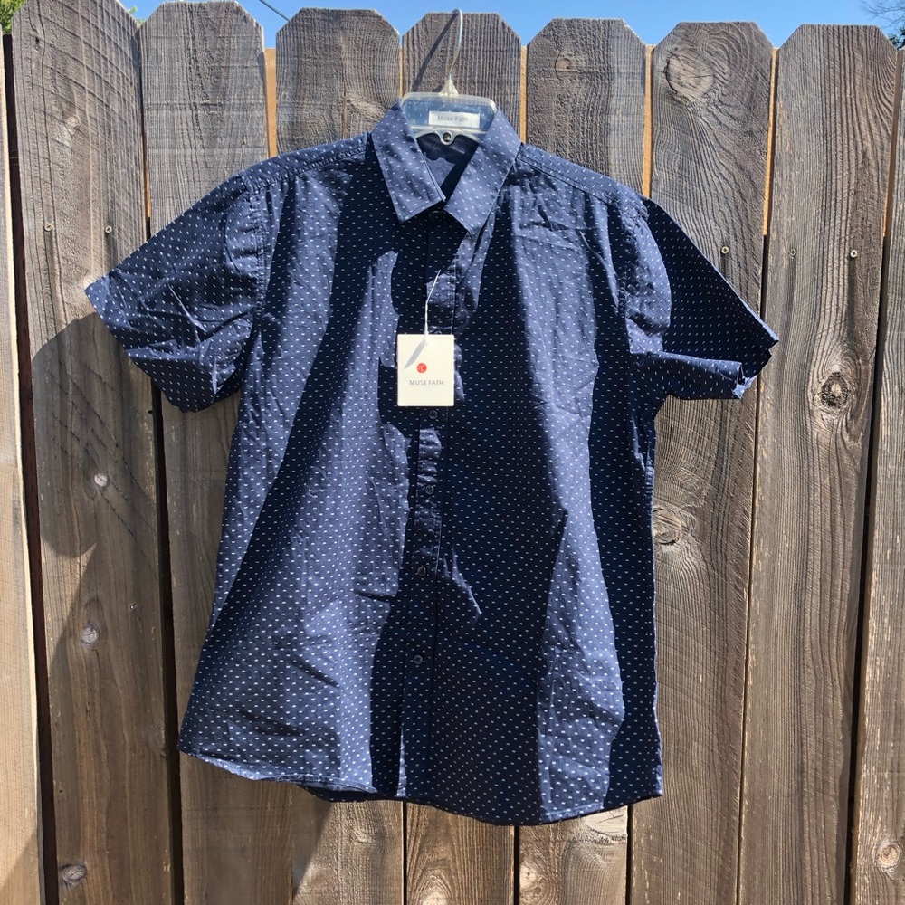 Muse Fath Casual Button Up Shirt NWT Men’s Large